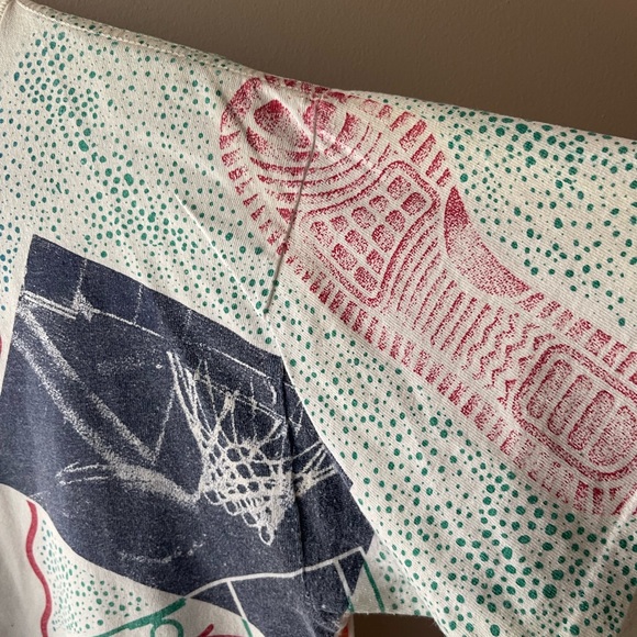 Vintage Sun Sportswear Graphic Tee Basketball Hoops Single Stitch 80s 90s XS - Picture 5 of 7